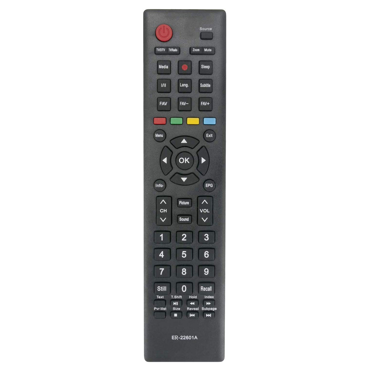 ER-22601A Remote fit for TV 32M2160 40M2160P 32D60TSP HL24K20D HL32K20D LTDN40D50AU LHD32D50AU H39N2110C