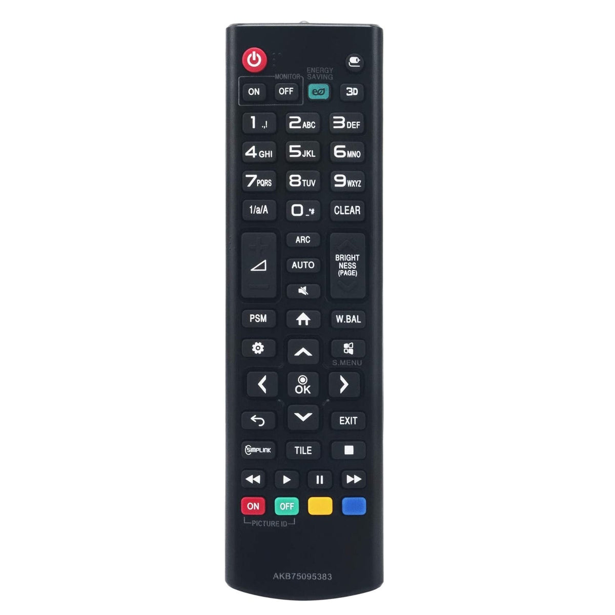 AKB75095383 Remote Controller Fit for Digital Monitor Signage 32SM5D 43SM5D 55SM5KD 65SM5KD