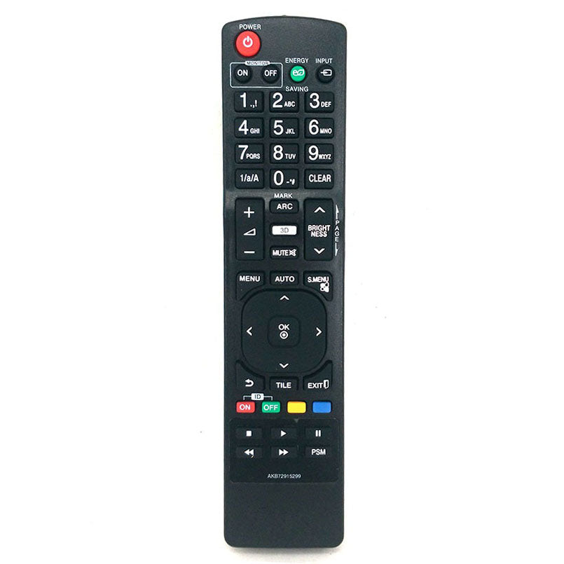 AKB72915299 Remote Control fits for LED 3D TV LED 55WV70MD-BL 55WV70MDBL