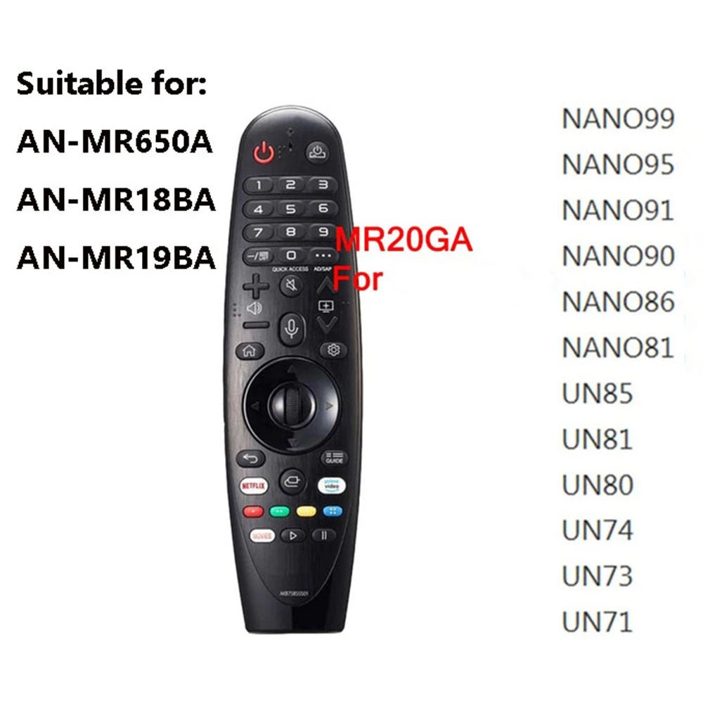 TV Remote Control For MR20GA MR21GA AKB75855501 AI 4K Smart TV 55UP75006 NANO8 NANO75 CX G1 A1 Voice Remote