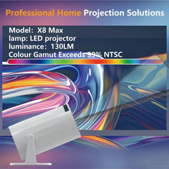 Barrel Projector Android 11 System Bluetooth 5G Dual-Frequency Support 4K Decoding Portable HD