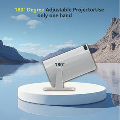 Barrel Projector Android 11 System Bluetooth 5G Dual-Frequency Support 4K Decoding Portable HD