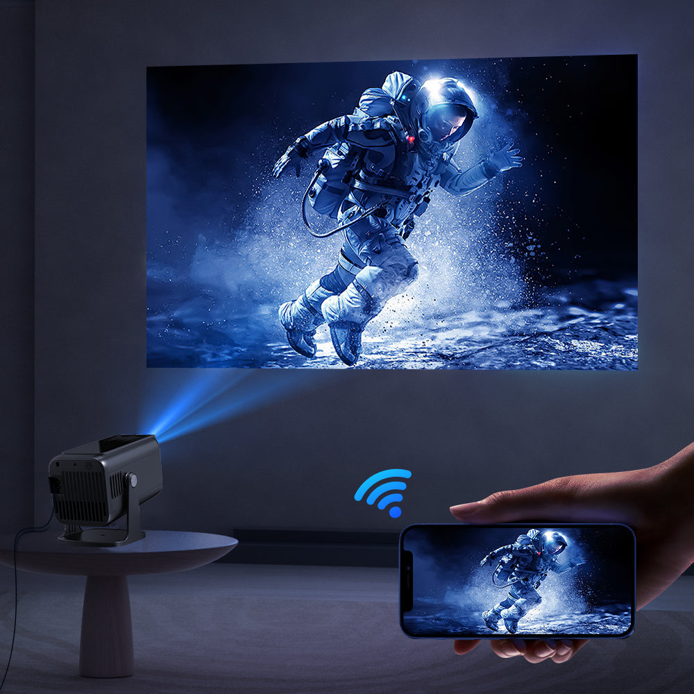 V1 Hot sell  Projector 4k Android 13 Projector 300ANSI ATV Dual Launcher Auto Keystone 4k 5G mini Portable Smart  LCD Projector