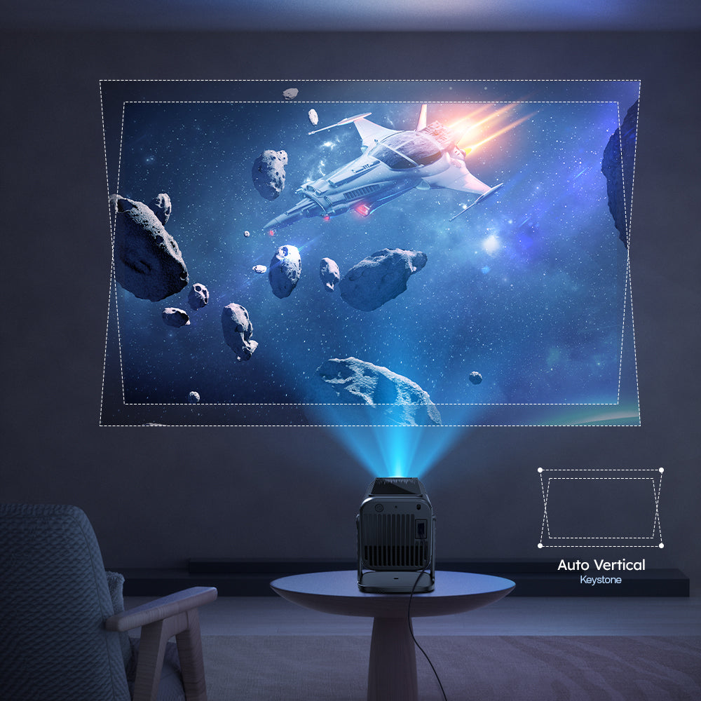 V1 Hot sell  Projector 4k Android 13 Projector 300ANSI ATV Dual Launcher Auto Keystone 4k 5G mini Portable Smart  LCD Projector