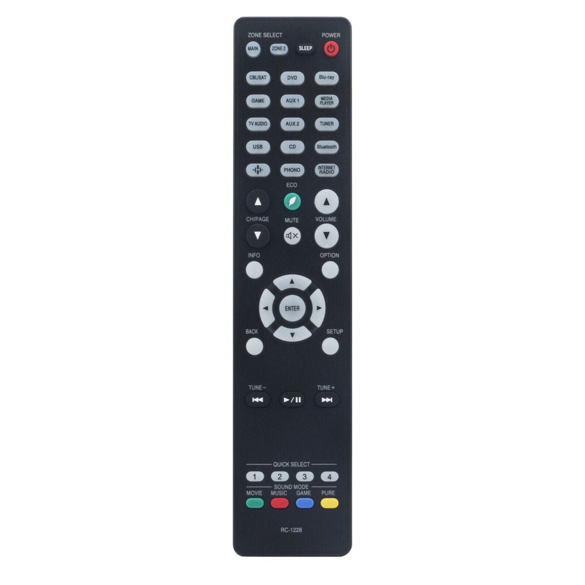 RC-1228 Remote for Receiver AVR-S730H AVR-X2400H AVR-S930H